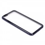Wholesale Apple iPhone 6s 6 4.7 Crystal Clear Electroplate Hybrid Soft Case (Navy Blue)